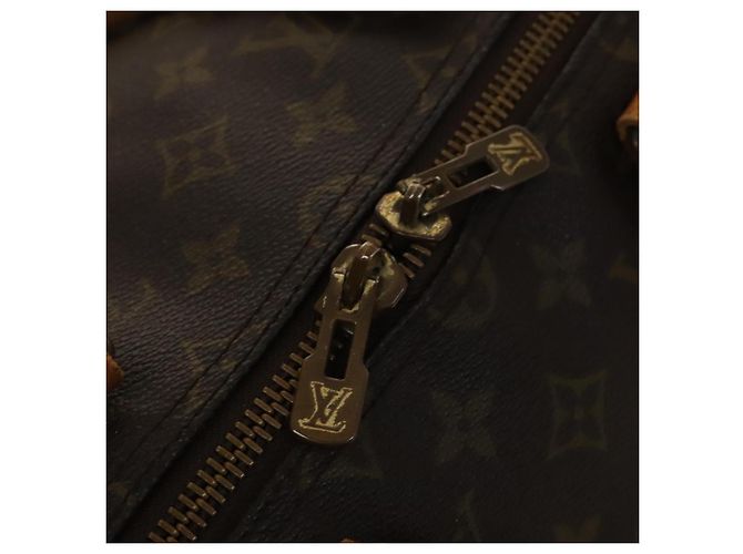 LOUIS VUITTON Monogram Keepall Bandouliere 50 Borsa Boston M41416 LV Auth 139834 Monogramma - vista 22
