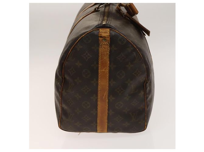 LOUIS VUITTON Monogram Keepall Bandouliere 50 Borsa Boston M41416 LV Auth 139834 Monogramma - vista 5
