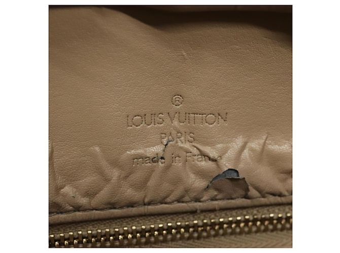 LOUIS VUITTON Borsa a Mano Monogram Vernis Houston Beige M91004 LV Auth ep10571 - vista 10