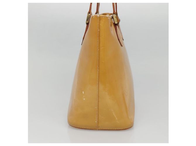 LOUIS VUITTON Borsa a Mano Monogram Vernis Houston Beige M91004 LV Auth ep10571 - vista 3