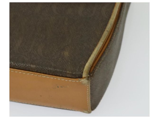 Borsa a Spalla GUCCI in Tela Pelle Marrone Oro Auth ep10464 D'oro - vista 15