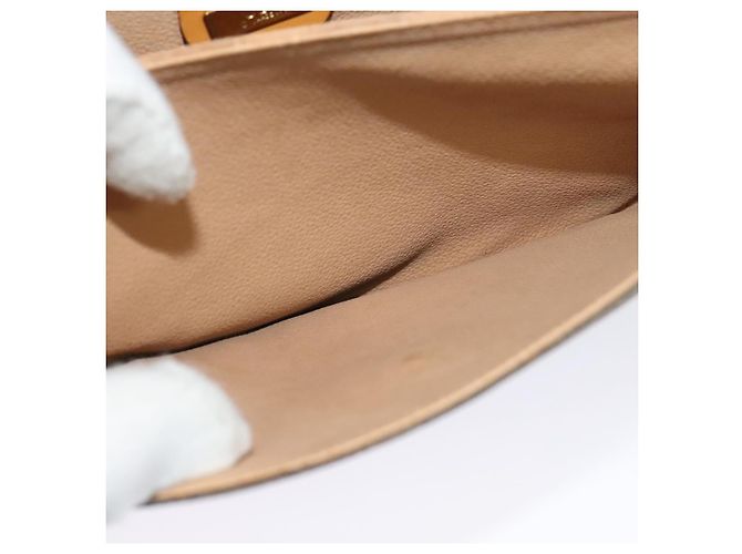 Borsa a Spalla GUCCI in Tela Pelle Marrone Oro Auth ep10464 D'oro - vista 21