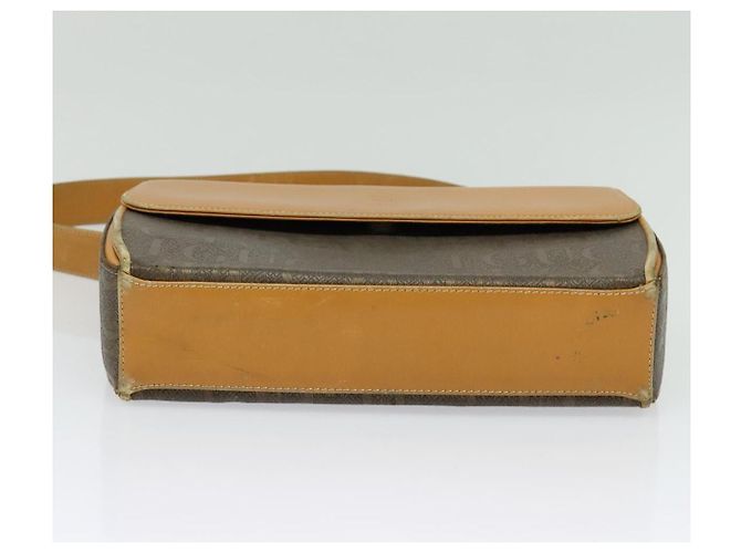 Borsa a Spalla GUCCI in Tela Pelle Marrone Oro Auth ep10464 D'oro - vista 5