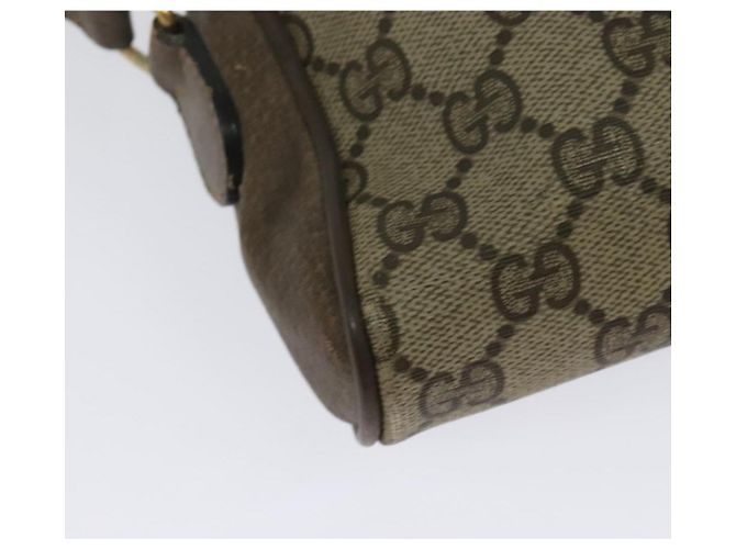 Borsa Gucci GG Supreme Web Sherry Line in PVC Beige Rosso Verde 89 02 055 Auth BA5454 - vista 16