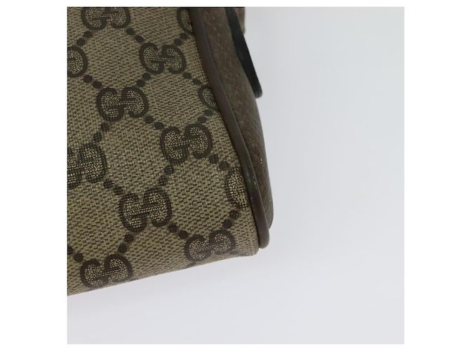 Borsa Gucci GG Supreme Web Sherry Line in PVC Beige Rosso Verde 89 02 055 Auth BA5454 - vista 17