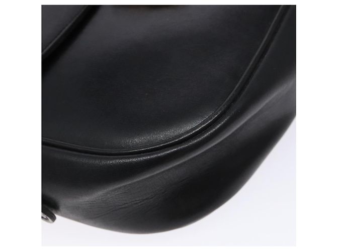 Céline Borsa a Spalla in Pelle Nera e Oro Auth fm4845 Nero D'oro - vista 15