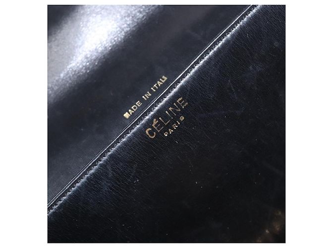 Céline Borsa a Spalla in Pelle Nera e Oro Auth fm4845 Nero D'oro - vista 19