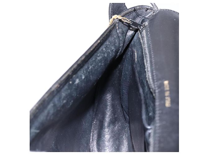 Céline Borsa a Spalla in Pelle Nera e Oro Auth fm4845 Nero D'oro - vista 21