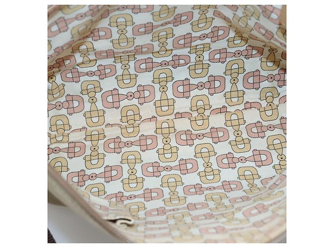 GUCCI Borsa a Spalla Guccissima Canvas Beige Argento 257301 Auth ep10403 - vista 11