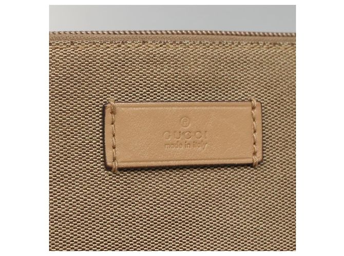 GUCCI Borsa a Spalla Guccissima Canvas Beige Argento 257301 Auth ep10403 - vista 17