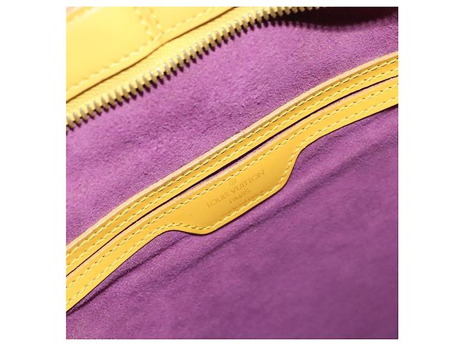 LOUIS VUITTON Borsa a Spalla Epi Coblanc Gialla M52293 LV Auth 137277 Giallo - vista 19