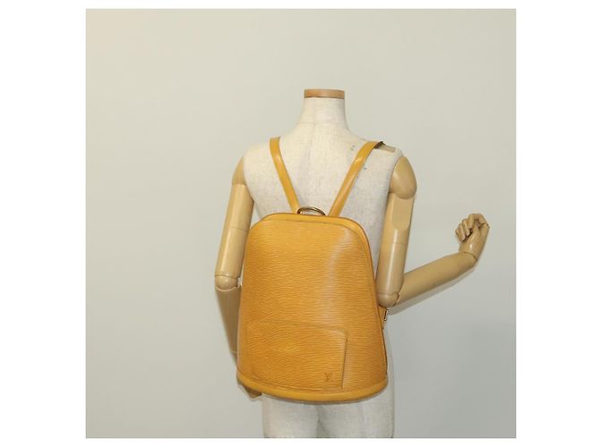 LOUIS VUITTON Borsa a Spalla Epi Coblanc Gialla M52293 LV Auth 137277 Giallo - vista 23