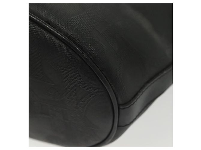 Borsa a Spalla in Tela Trotter Christian Dior Nero Oro Auth ep10350 D'oro - vista 18