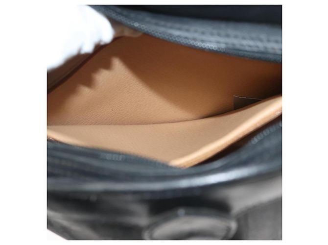 Borsa a Spalla in Tela Trotter Christian Dior Nero Oro Auth ep10350 D'oro - vista 22