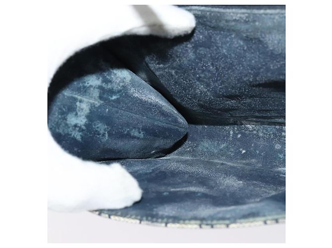 Gucci Borsa a spalla GG Supreme in PVC Navy Gold Auth ep10523 D'oro Blu navy - vista 22