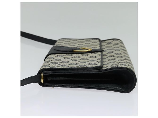 Gucci Borsa a spalla GG Supreme in PVC Navy Gold Auth ep10523 D'oro Blu navy - vista 3