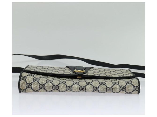 Gucci Borsa a spalla GG Supreme in PVC Navy Gold Auth ep10523 D'oro Blu navy - vista 5