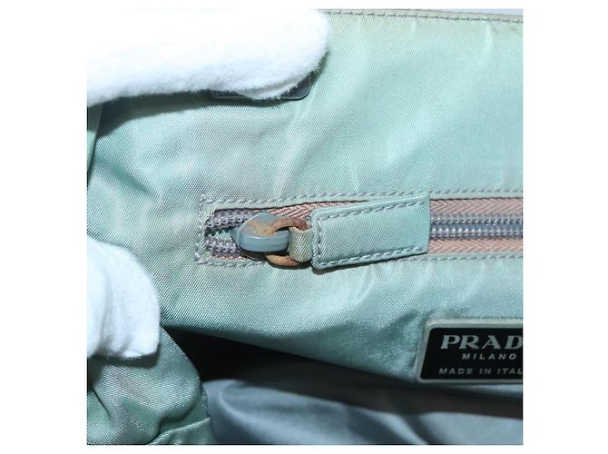 PRADA Borsa a mano in nylon khaki Auth 140626 Cachi - view 10