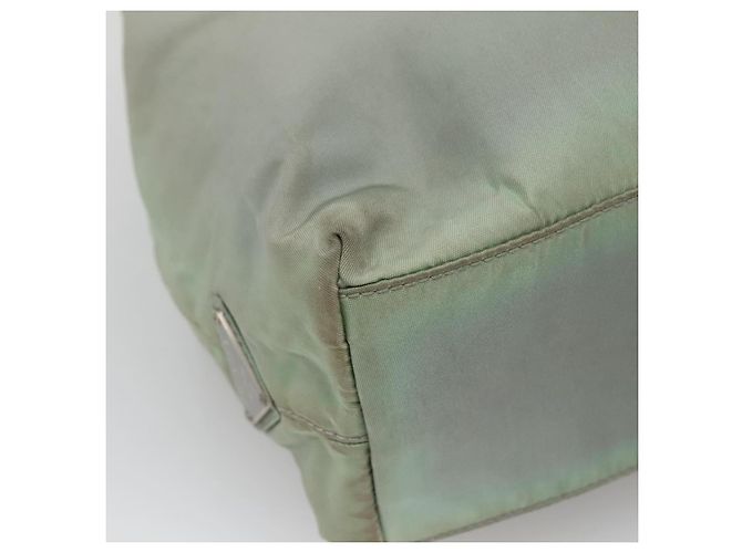 PRADA Borsa a mano in nylon khaki Auth 140626 Cachi - view 15