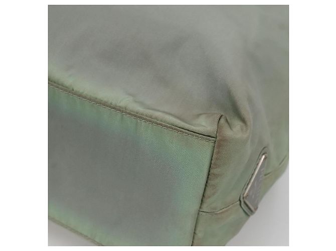PRADA Borsa a mano in nylon khaki Auth 140626 Cachi - view 16