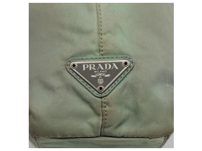 PRADA Borsa a mano in nylon khaki Auth 140626 Cachi - view 18
