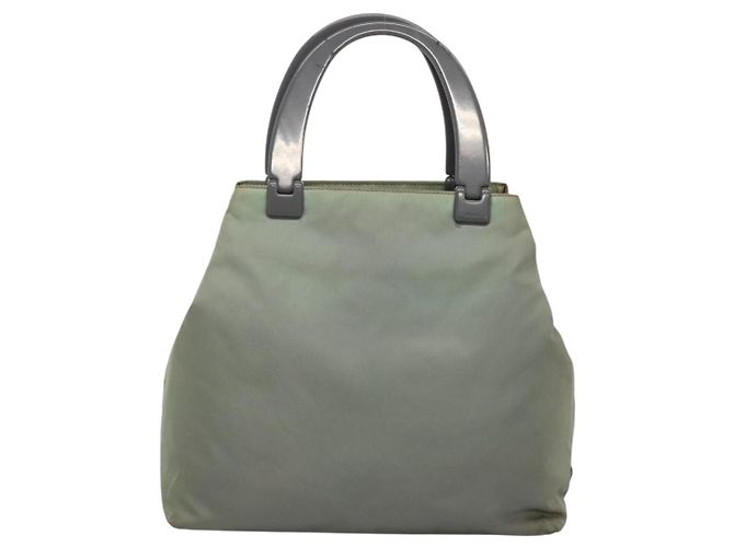 PRADA Borsa a mano in nylon khaki Auth 140626 Cachi - view 2