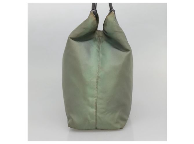PRADA Borsa a mano in nylon khaki Auth 140626 Cachi - view 4