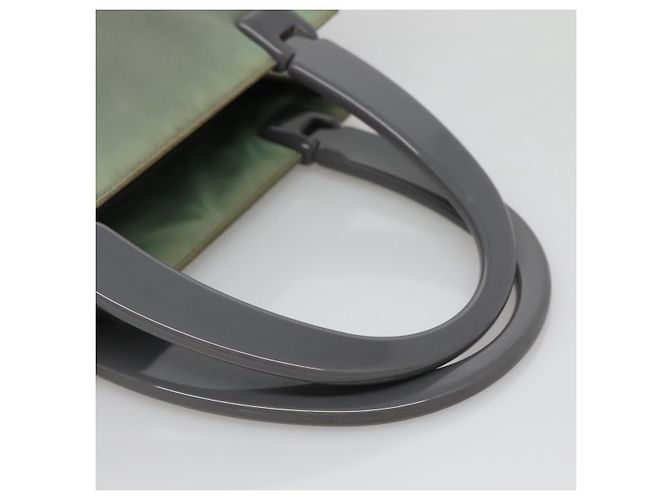 PRADA Borsa a mano in nylon khaki Auth 140626 Cachi - view 7