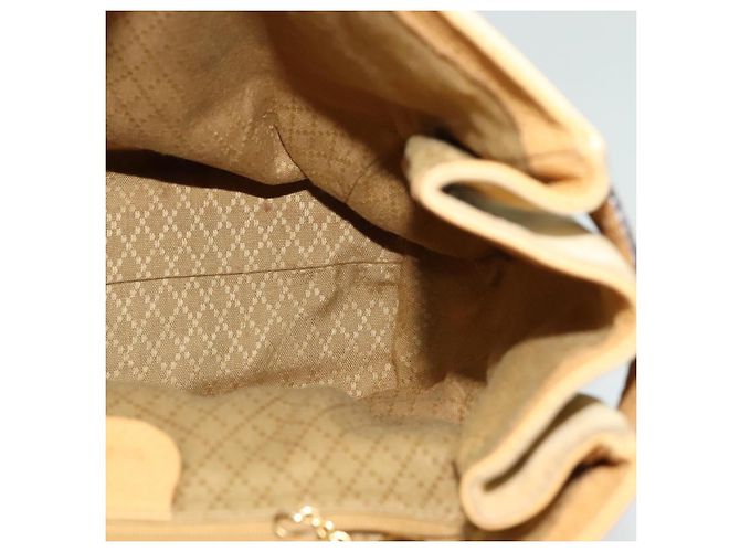 Zaino GUCCI in pelle scamosciata beige oro Auth 135058 D'oro - vista 18