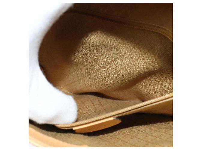 Zaino GUCCI in pelle scamosciata beige oro Auth 135058 D'oro - vista 20