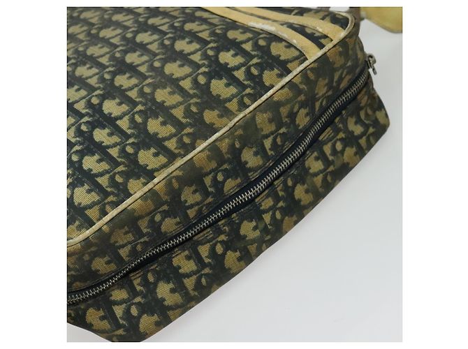 Christian Dior Trotter Canvas Schultertasche Navy Silber Authentisch gh726 Marineblau - Ansicht 6