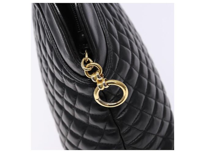 BALLY Borsa a mano in pelle nera e oro Auth yk19321 Nero D'oro - vista 10