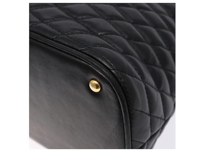 BALLY Borsa a mano in pelle nera e oro Auth yk19321 Nero D'oro - vista 15