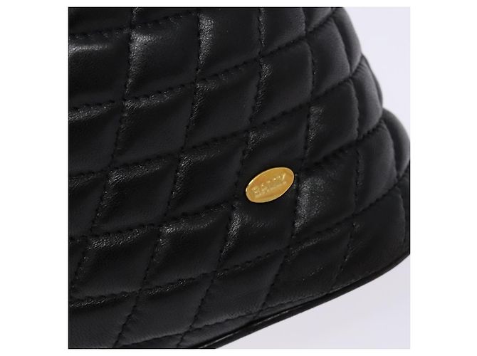 BALLY Borsa a mano in pelle nera e oro Auth yk19321 Nero D'oro - vista 17