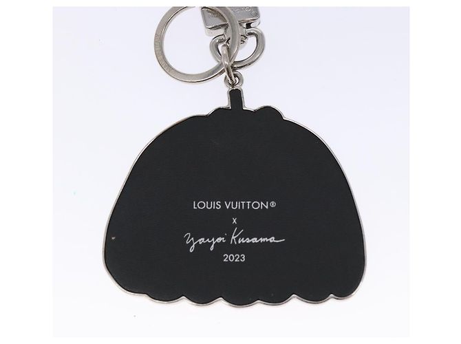 LOUIS VUITTON Portachiavi Charm Zucca metallo Giallo M01103 LV Auth 140762 - vista 8