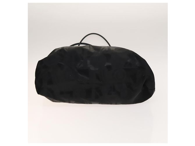 Borsa a mano Gancini in nylon 2 pezzi nera Auth bs28917 di Salvatore Ferragamo Nero - vista 7