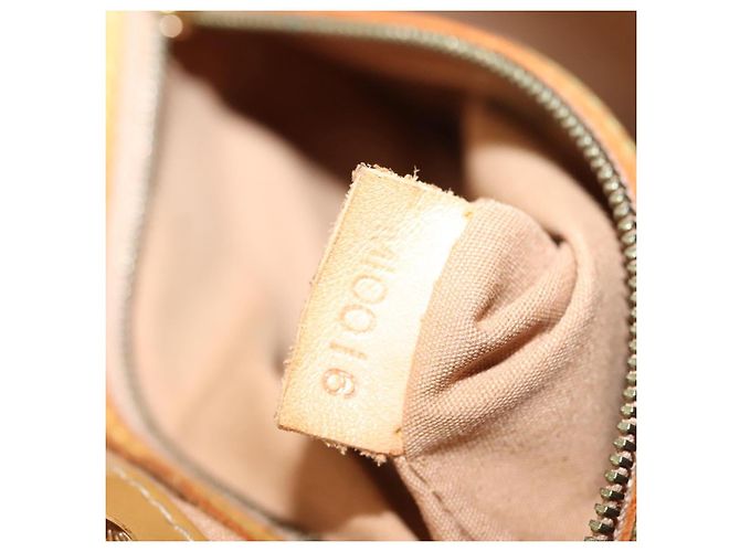 LOUIS VUITTON Borsa a Mano Monogram Vernis Reade PM Noisette M91334 LV Auth SW1451 Nocciola - vista 12