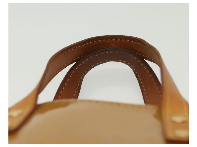 LOUIS VUITTON Borsa a Mano Monogram Vernis Reade PM Noisette M91334 LV Auth SW1451 Nocciola - vista 14
