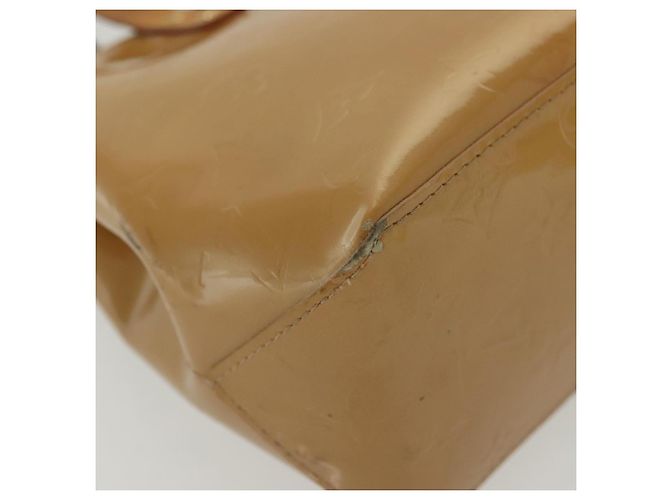 LOUIS VUITTON Borsa a Mano Monogram Vernis Reade PM Noisette M91334 LV Auth SW1451 Nocciola - vista 16