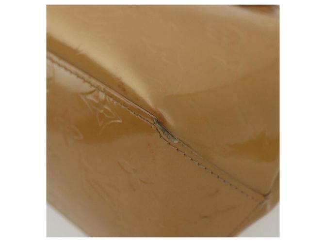 LOUIS VUITTON Borsa a Mano Monogram Vernis Reade PM Noisette M91334 LV Auth SW1451 Nocciola - vista 17
