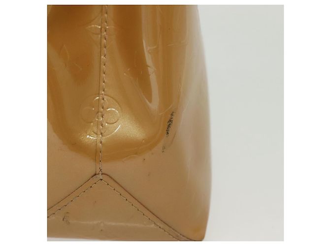 LOUIS VUITTON Borsa a Mano Monogram Vernis Reade PM Noisette M91334 LV Auth SW1451 Nocciola - vista 4