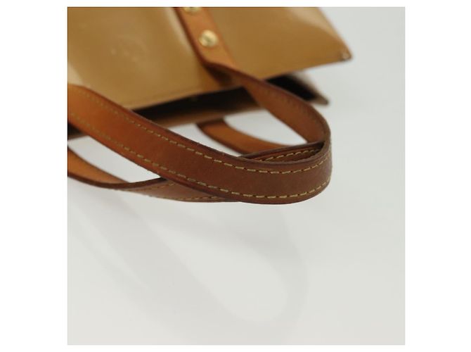 LOUIS VUITTON Borsa a Mano Monogram Vernis Reade PM Noisette M91334 LV Auth SW1451 Nocciola - vista 8
