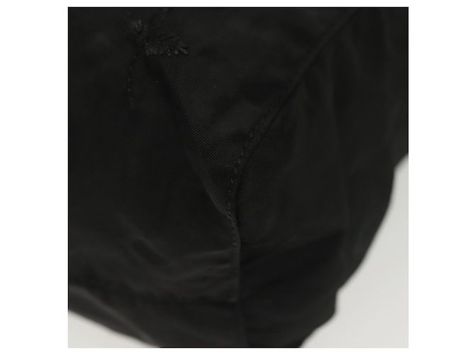 PRADA Borsa a mano in nylon nero argento Auth hk2902 - vista 16