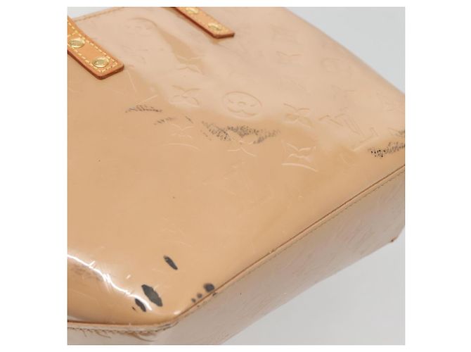 LOUIS VUITTON Borsa a Mano Monogram Vernis Reade PM Noisette M91334 LV Auth 140863 Nocciola - vista 10