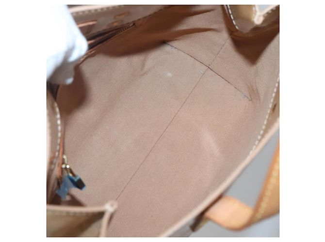 LOUIS VUITTON Borsa a Mano Monogram Vernis Reade PM Noisette M91334 LV Auth 140863 Nocciola - vista 11
