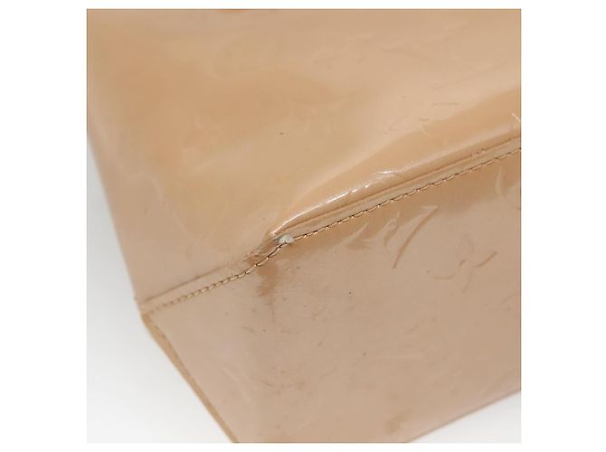 LOUIS VUITTON Borsa a Mano Monogram Vernis Reade PM Noisette M91334 LV Auth 140863 Nocciola - vista 16