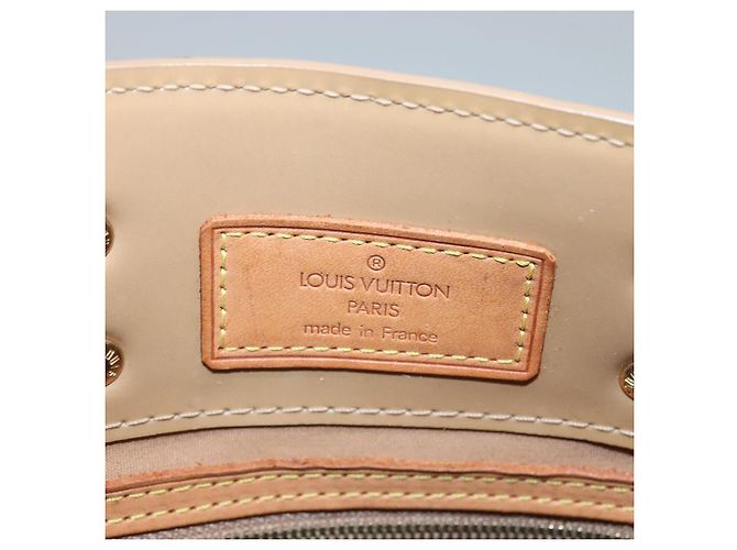 LOUIS VUITTON Borsa a Mano Monogram Vernis Reade PM Noisette M91334 LV Auth 140863 Nocciola - vista 17