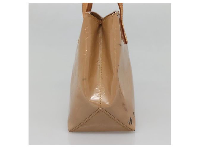 LOUIS VUITTON Borsa a Mano Monogram Vernis Reade PM Noisette M91334 LV Auth 140863 Nocciola - vista 3