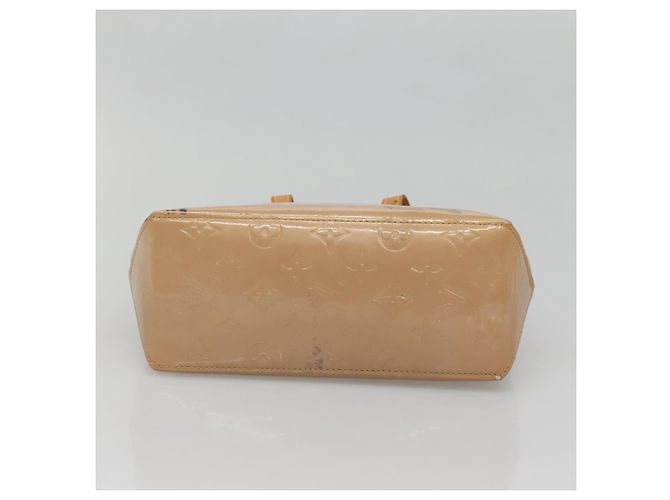 LOUIS VUITTON Borsa a Mano Monogram Vernis Reade PM Noisette M91334 LV Auth 140863 Nocciola - vista 5