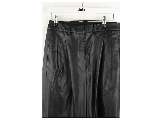 Autre Marque Schwarze gerade Hose - Ansicht 2